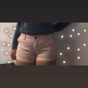light pink shorts